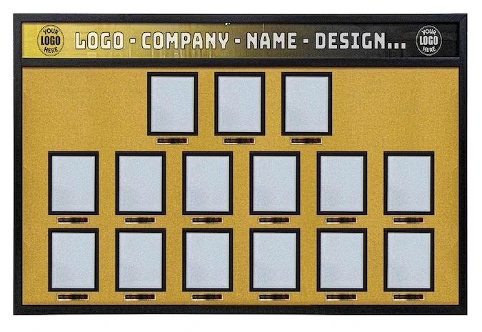CC300-03 - 72" X 48" Wide Chain of Command Board 
