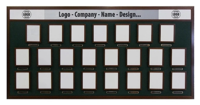 CC300-06 - 96" x 48"  Large Photo Frame  Chain of Command Board  