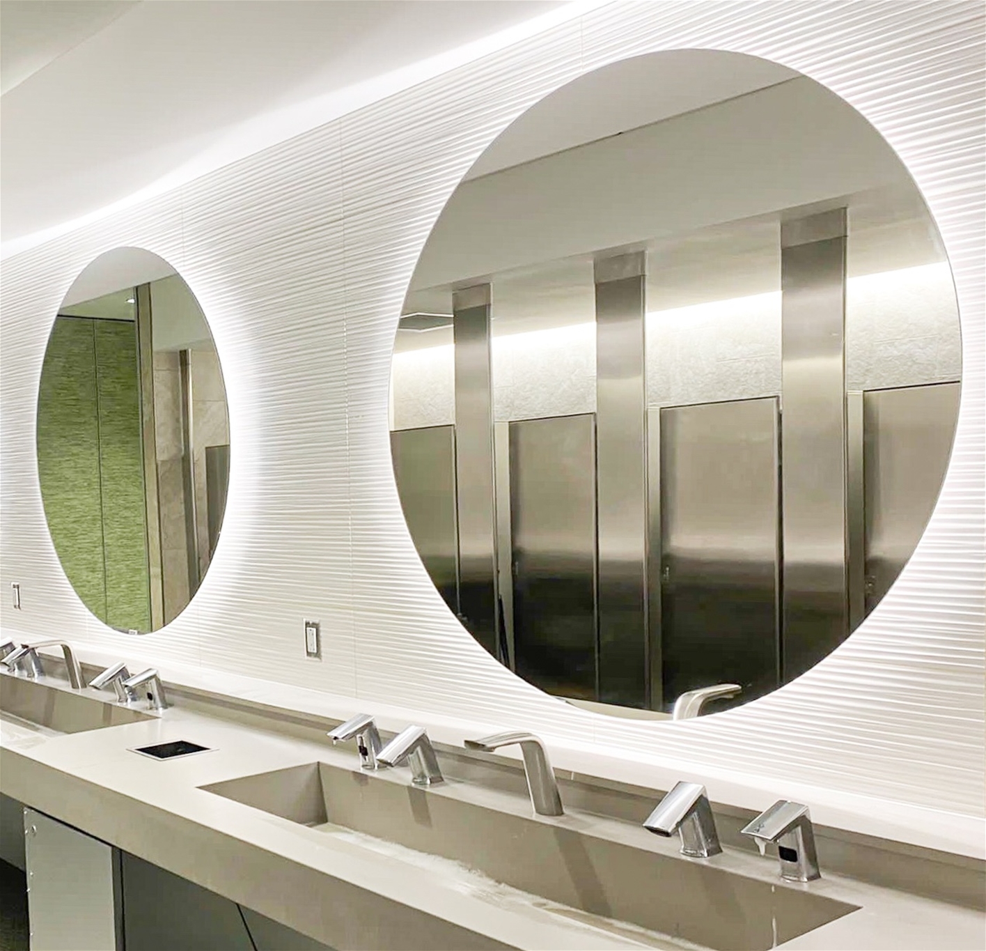 Custom Flat Polished Frameless Wall Mirrors