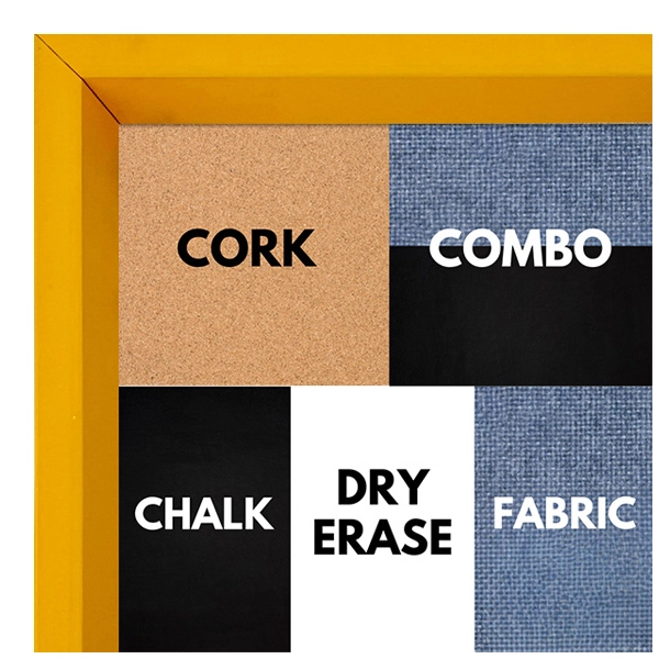 BB1212-5 Yellow  - 0.69 Inch Wide - Custom Cork Chalk Dry Erase