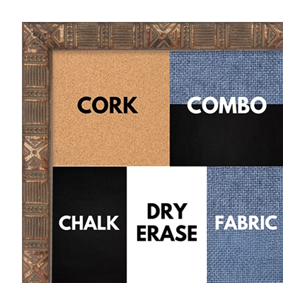 BB1218-1 ANTIQUE GREY - 0.625 Inch Wide - Cork, Chalk, Dry Erase, Combo, Fabric Wrap 