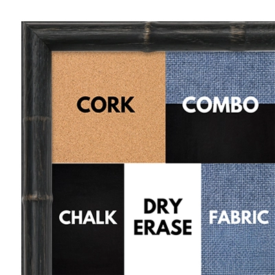 BB1229-1 - BLACK - 0.75 Inch Wide - Custom Cork Chalk Dry Erase
