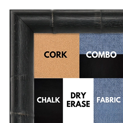 BB1230-1 BLACK - 1.375 Inch Wide - Custom Cork Chalk Dry Erase
