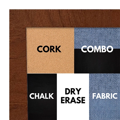 BB1234-2 - Harmony Peacan - 1 Inch Wide - Custom Cork Chalk Dry Erase