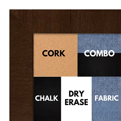 BB1234-3 - Harmony Coffee - 1 Inch Wide - Custom Cork Chalk Dry Erase