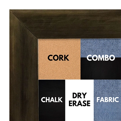 BB1237-1 - Bronze  - 1.75 Inch Wide - Custom Cork Chalk Dry Erase