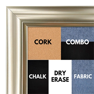 BB1520-10 Silver Large Wall Board Cork Chalk Dry Erase
