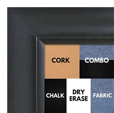 BB1521-9 Classic Black Extra Large Wall Board Cork Chalk Dry Erase