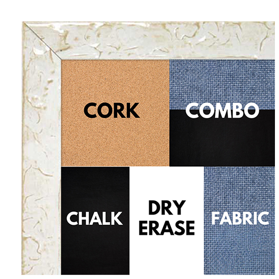 BB1691-3 | Glossy White / Design | Custom Cork Bulletin Board | Custom White Dry Erase Board | Custom Chalk Board