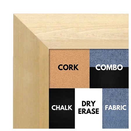 BB1756-1 | Unfinished Wood Frame | Unfinished Natural Wood Moulding - Paint or Stain | Custom Cork Board | Custom Chalk Board | Custom White Dry Erase Board