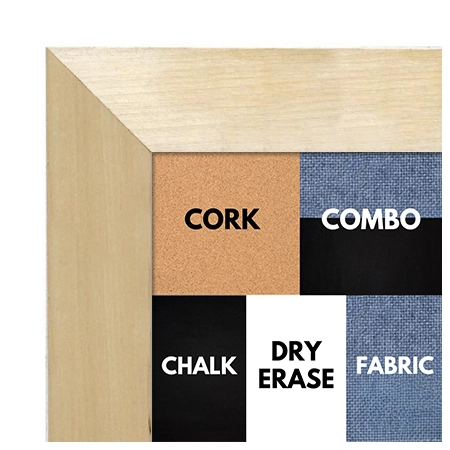 BB1763-1 | Unfinished Wood Frame | Unfinished Natural Wood Moulding - Paint or Stain | Custom Cork Board | Custom Chalk Board | Custom White Dry Erase Board