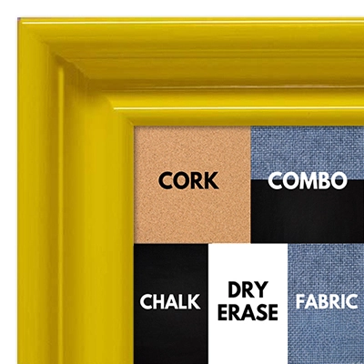 BB1961-6 Large Yellow High Gloss Custom Wall Board With Scoop