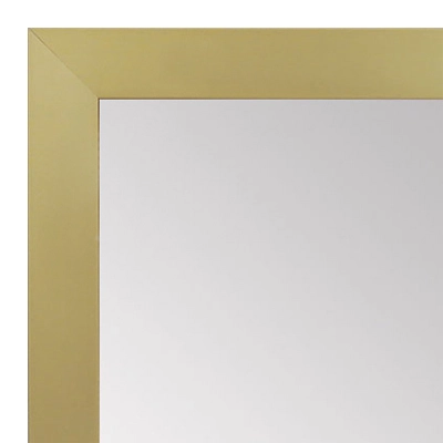 MR1940-1 Frosted Metal Antique Gold-Brass Medium Custom Wall Mirror Custom Floor Mirror