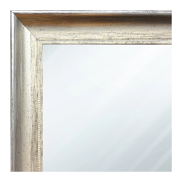 MR1208-4 Silver Scoop with Embossed Pattern - 1.125 Inch Wide