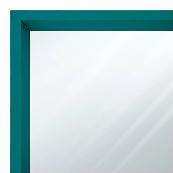 MR1212-3 AQUA GREEN - Custom Small Mirror - 0.69 Inch Wide