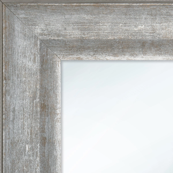 MR1224-3 Colosseum II Soft Pewter - Custom Large Mirror - 2.0 Inch Wide