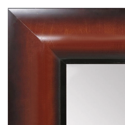 MR1518-2 Walnut - Extra Large Custom Wall Mirror Custom Floor Mirror