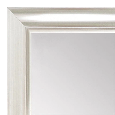 MR1520-10 Silver Satin Brushed Nickel - Medium Custom Wall Mirror