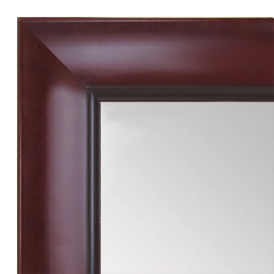 MR1525-3 Walnut - Large Custom Wall Mirror Custom Floor Mirror