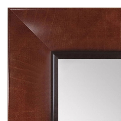 MR1526-2 Pecan - Extra Large Custom Wall Mirror Custom Floor Mirror