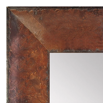MR1531-4 Distressed Burlwood Cherry Large Custom Wall Mirror Custom Floor Mirror