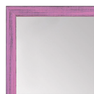 MR1532-10  Distressed Soft Pink - Very Small Custom Wall Mirror