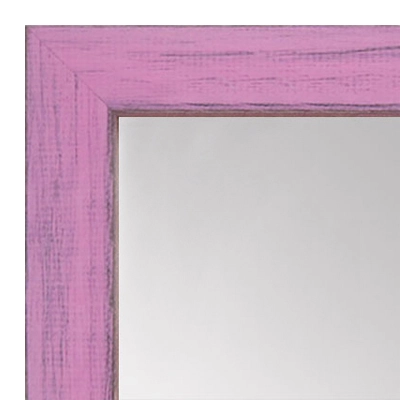MR1533-10 Distressed Soft Pink - Medium Custom Wall Mirror