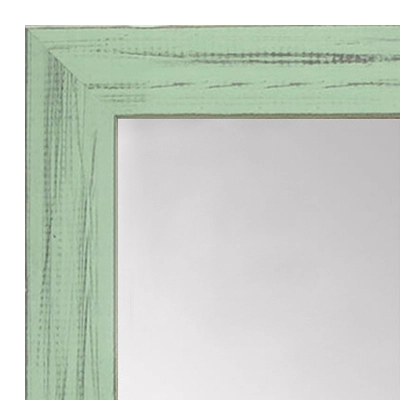 MR1533-12 Distressed Soft Green - Medium Custom Wall Mirror