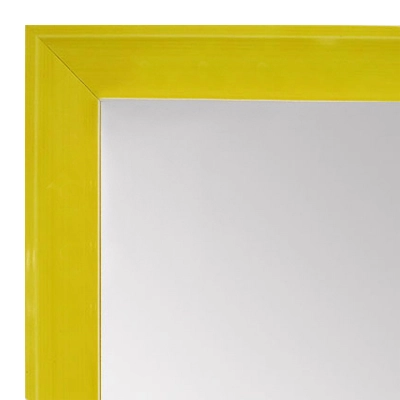 MR1536-3 Glossy Yellow - Small Custom Wall Mirror Custom Floor Mirror