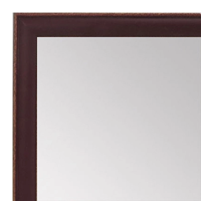 MR1569-2 Dark Red With Top Outside Distressed Accent Very Small Mirror