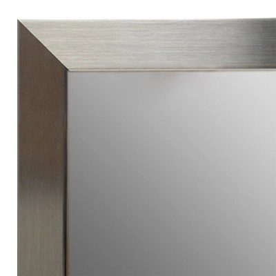 MR1708-1 | Stainless Steel Look - Mica Finish - Moulding | Custom Wall Mirror | Decorative Framed Mirrors | Wall D�cor
