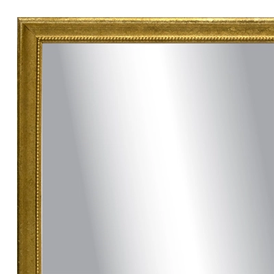 MR1906-1 Gold with Beads  Custom Mirror