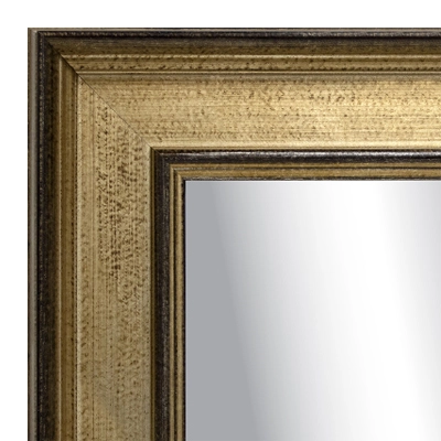 MR1911-2 Distressed Silver with Lip  Custom Mirror