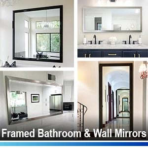 Framed Bathroom Mirrors & Wall Mirrors