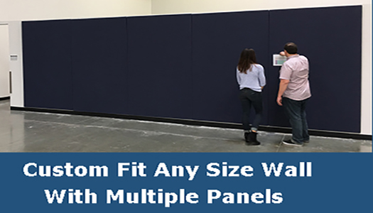 Fabric wrapped wall panels - combine panels to make very large walls hand wrapped with our fabric wrapped