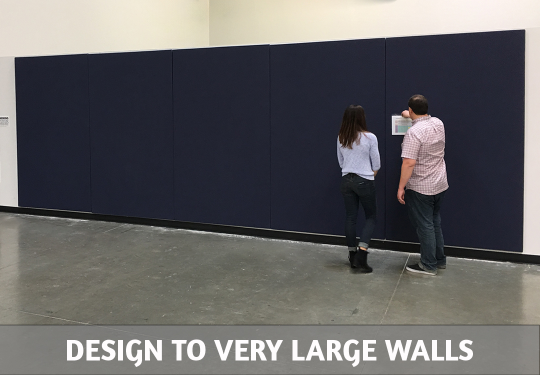 Fabric wrapped wall panels - combine panels to make very large walls hand wrapped with our fabric wrapped