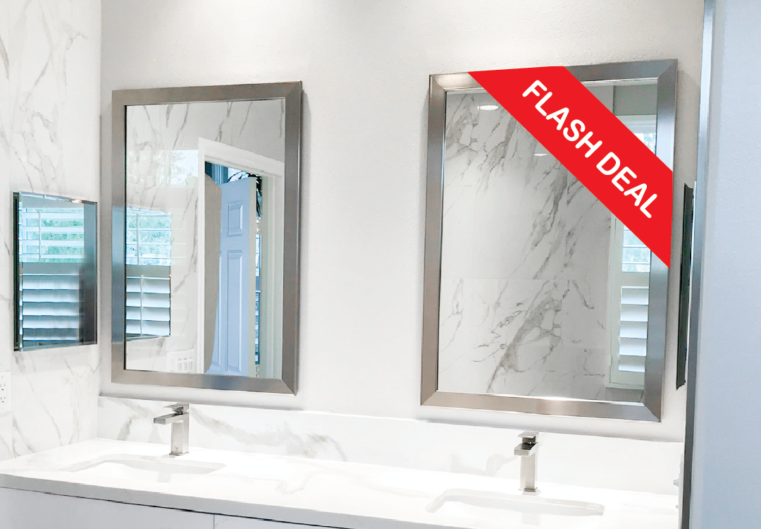 Custom Size Mirror, value price mirrors, va;ue price frame