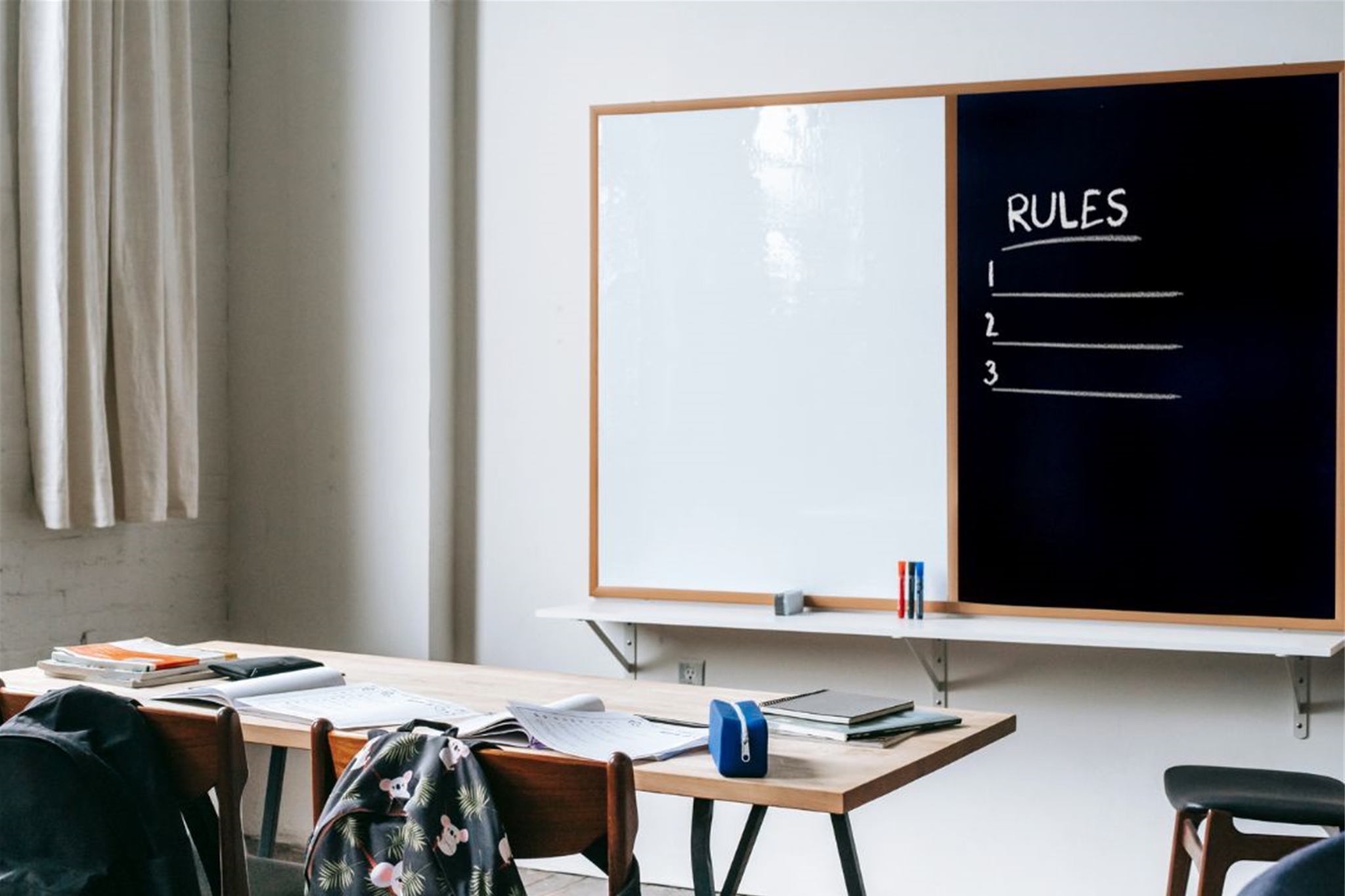 A custom dry erase board