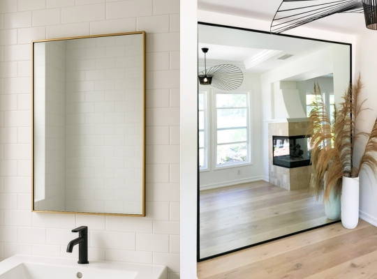 Shop custom antiqued mirrors, antique mirror, frameless antiqued mirrors, frame antiqued mirror