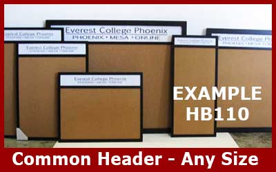 Use One Style Header - And Create Various Sizes To Fit Specific Spaces Throughout Your Comapny