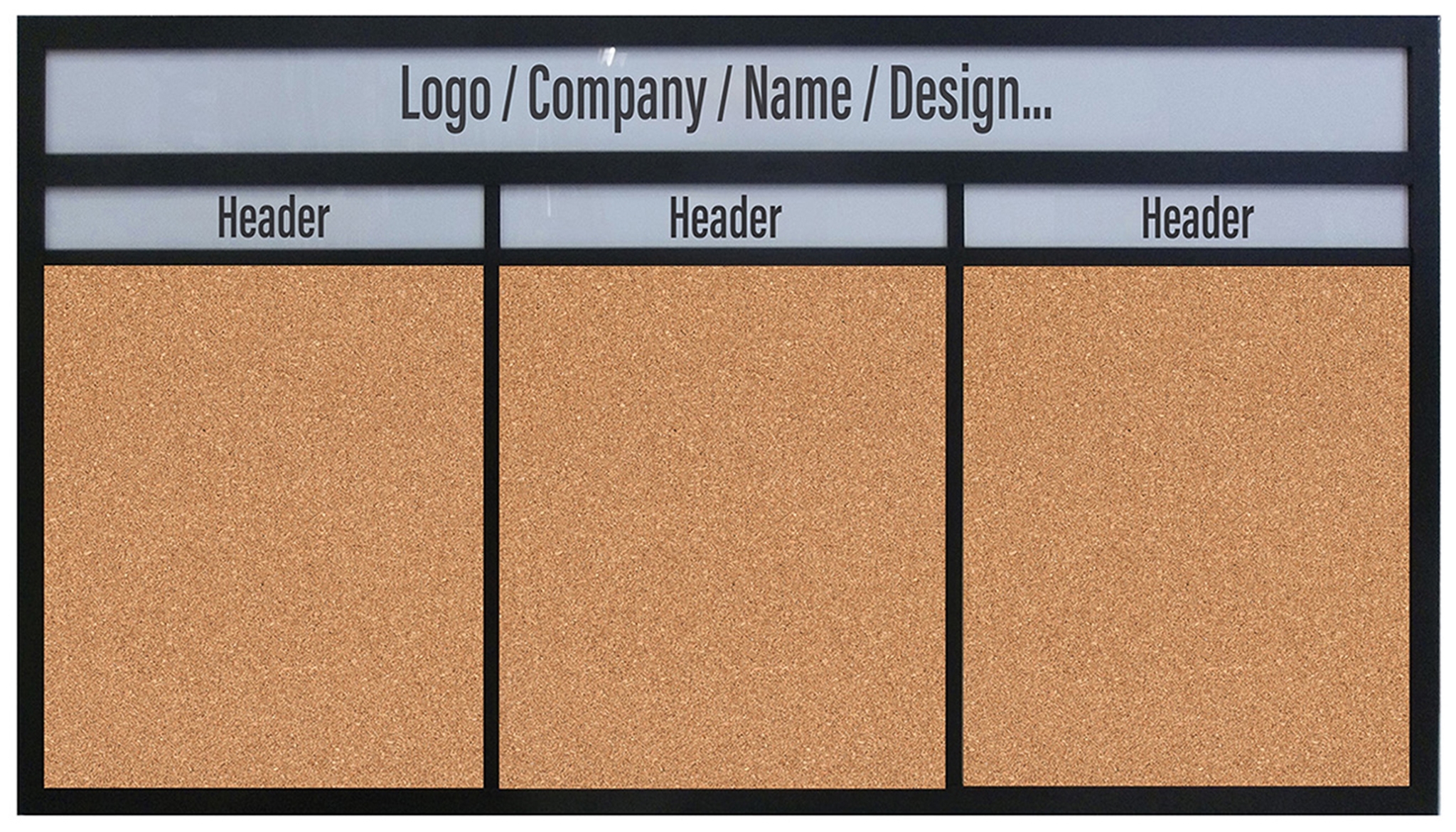 IB830 - Information Board: Header & 3 sub-Headers  IB830 - Information Board: Header & 3 sub-Headers