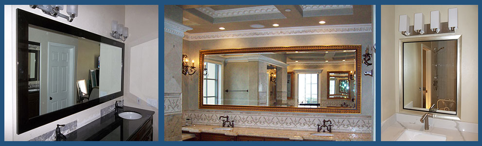 Custom Bathroom Mirrors - Hundreds Of Frame Styles guarantee safe delivery