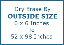 Shop Custom White Dry Erase Boards By Outside Size