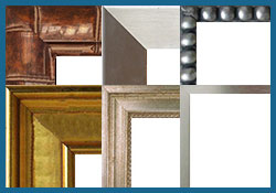 Custom white dry erase marker boards with metalic look frames - satin nickel, oil rubbed bronze, gold and more