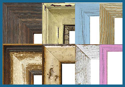 custom distressed dry erase marker board frames - barnwood, drift wood, shabby chic and more