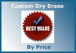 shop custom white dry erase marker boards by price