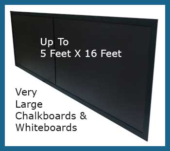 very large custom chalkboards - up to 5 feet x 16 feet