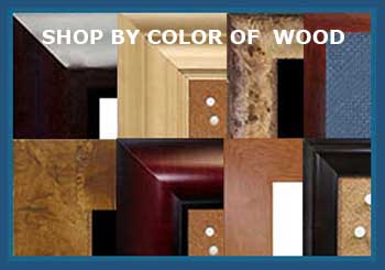 Shop By Wood Finish Frames for chalkboards, cork boards, white boards, combination boards, fabric wrapped cork boards