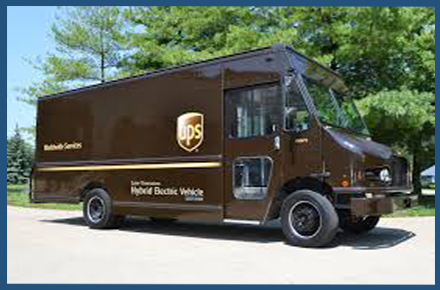 We use UPS ground shipping. You may contact UPS for tracking status.