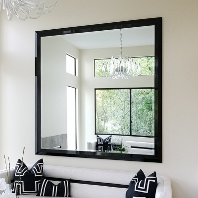 Visit our custom mirror headquarters - create a custom framed mirror in any size - choose style and color